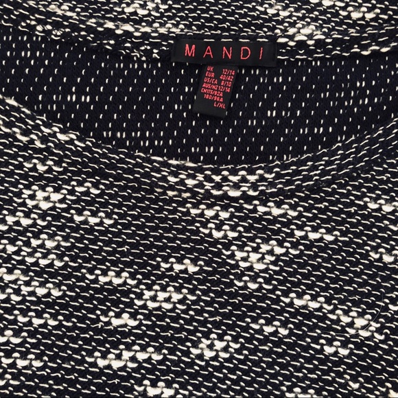 NWOT Italy - Jacquard Tunic Dress with Side Panel - Picture 12 of 13